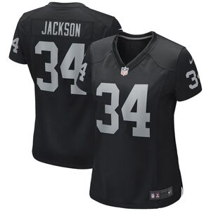 SOLD: Womens Raiders Jersey, Bo Jackson, Large